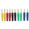 10 шт. U49 2 мм банановый штекер провод банановый штекер для электрического тестирования красный черный желтый зеленый синий