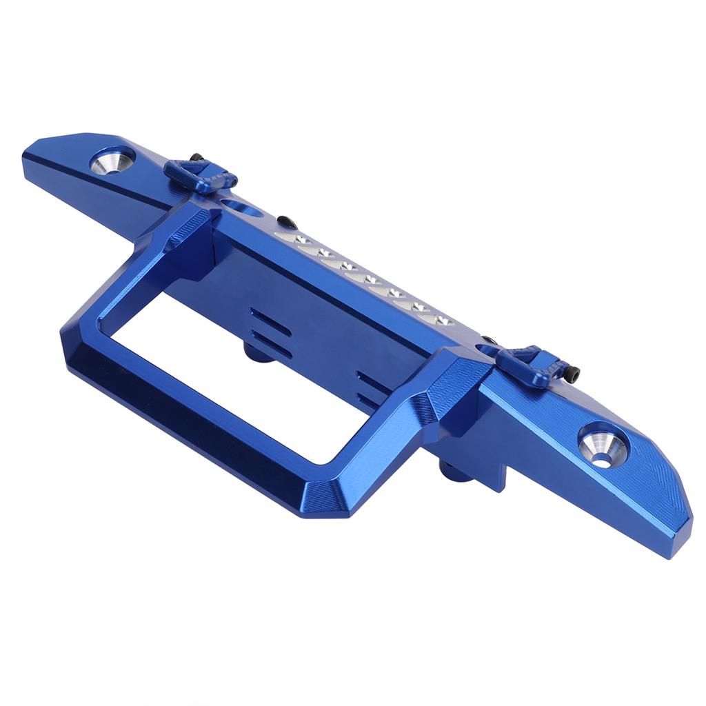 Aluminum Alloy Front Bumper RC Car Upgrade Accessory with LED Light Hole for al 1Celsius6 for SCX6 Car