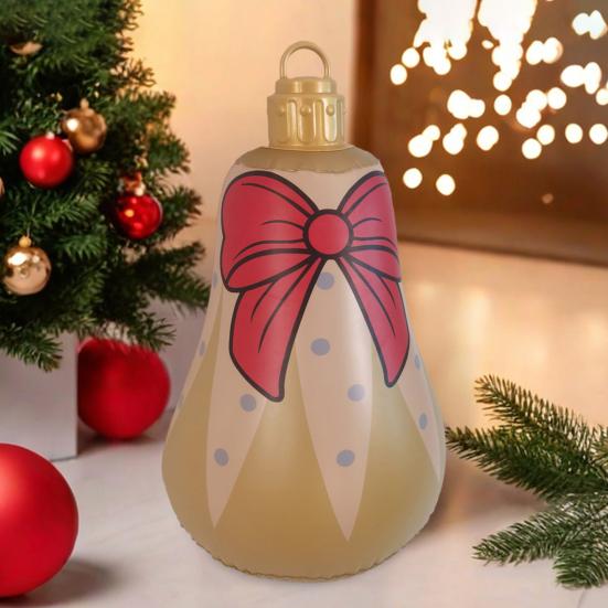 Рождественское надувное украшение Надувная елка Перчатка Украшение Многоразовый надувной подвесной рождественский шар для уличного и комнатного праздничного декора