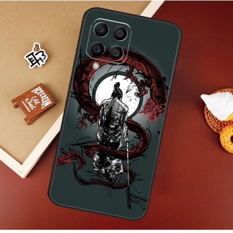 Япония Чехол Самурай Ниндзя Для Samsung Galaxy M51 M31 M21 M11 M16 M36 M56 M53 M12 M32 M52 M15 M35 M55 M14 M34 M54