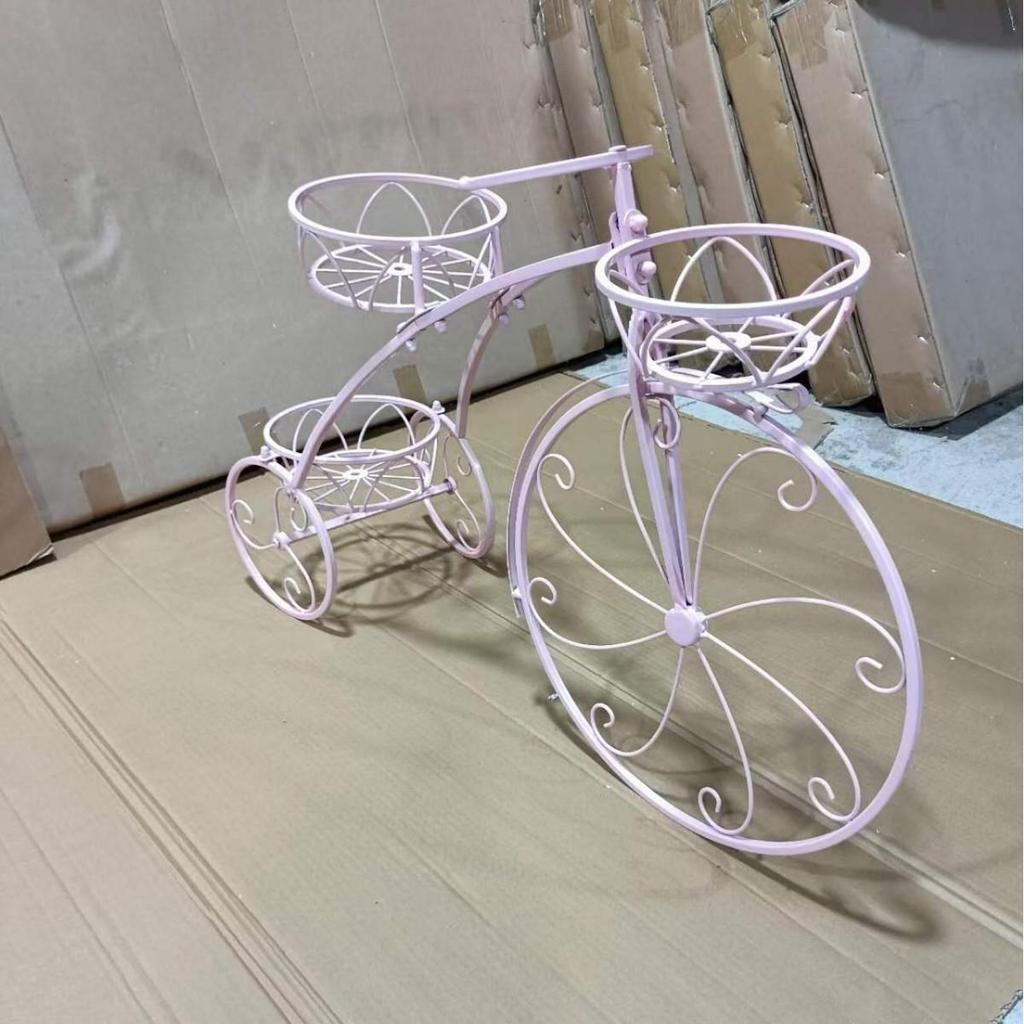 European-Style Multi-Layer Indoor Bicycle Flower Rack for Plants and Indoor Use