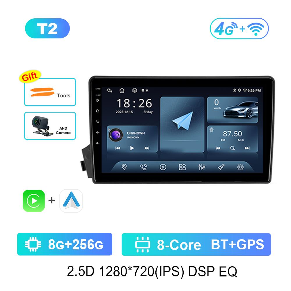 Carplay Автомобильный Радио Мультимедийный Плеер WiFi для SsangYong Actyon C100 2005 - 2011 GPS Navi 4G HD Экран Android Система Головное Устройство