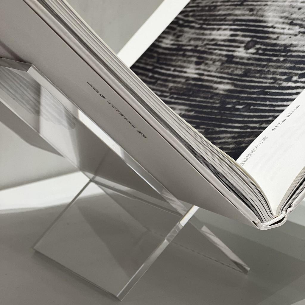 Прозрачная акриловая подставка для книг в стиле ар-деко, простая настольная подставка для хранения журналов, подставка для демонстрации книг