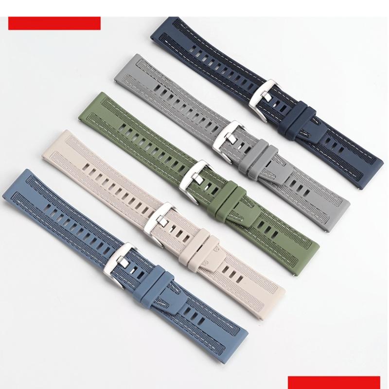 Ремешок для часов Huami Smart Amazfit Balance Cheetah Pro GTR4 Xiaomi Mi мужской спортивный композитный нейлоновый ремешок 22 мм