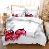 Merry Christmas Bedding Set 3D Print Single Twin Full Queen King Size Christmas Gift Bed Set Aldult Kid Bedroom Duvetcover Sets