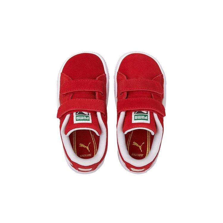Puma Suede Classic XXI V Детские Высокий Риск Красный Белый 380564-02