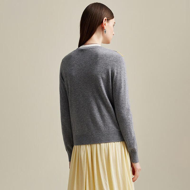 Женский кардиган Zhaojun из чистого кашемира ромбовидной вязки