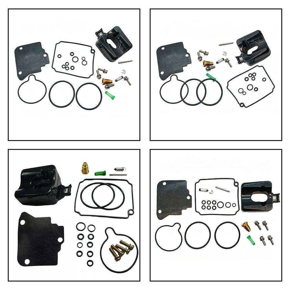 Outboard 75HP 80HP 90HP 100HP Carburetor Rebuild Kit Includes 18-7743 67F-W0093-02-00 and 67F-W0093-01-00 Components