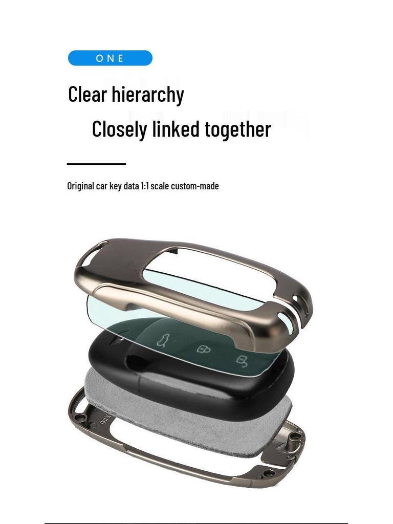 Идеальный чехол для ключа ONE Автомобильный корпус 2021 Версия с увеличенным запасом хода 6-местный Модификация для мужчин и женщин
