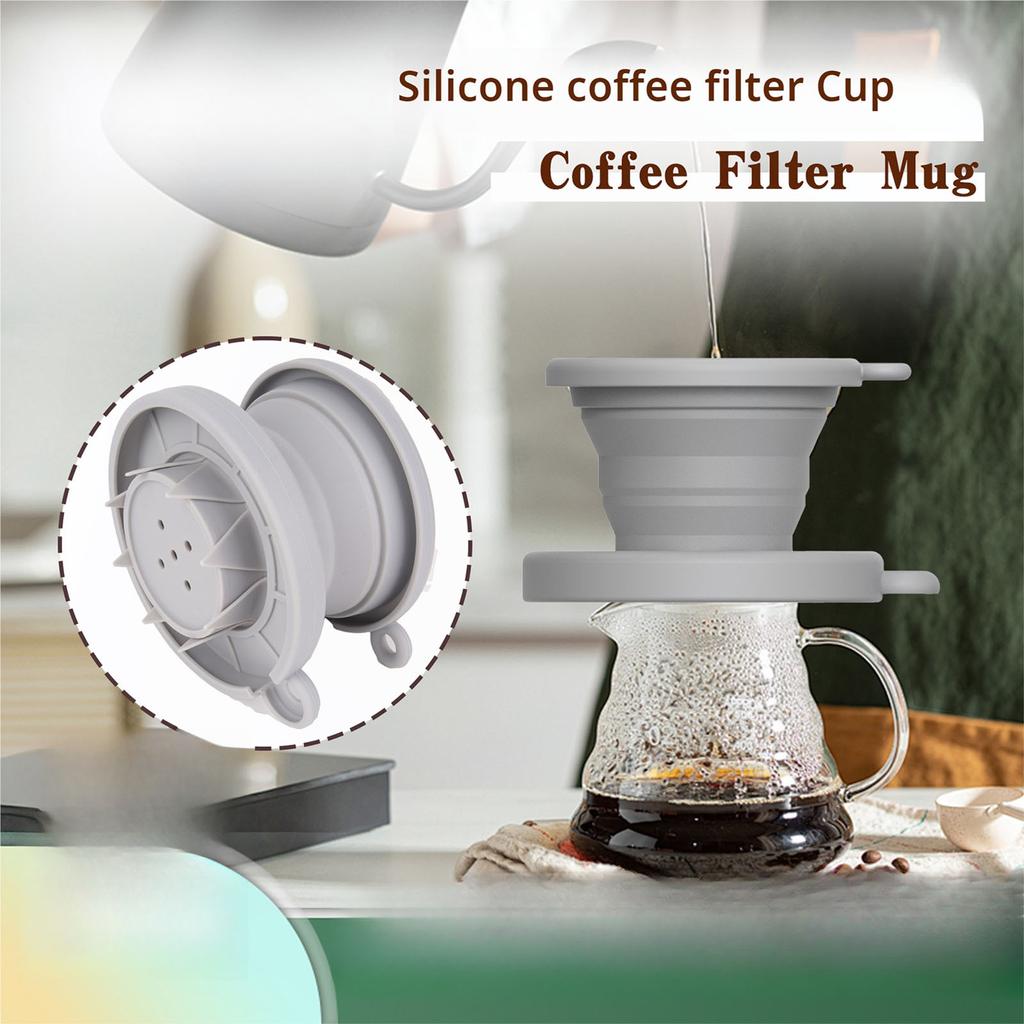 Практичная чашка-фильтр с основанием, удобная кофейная посуда, капельница для ручного приготовления кофе, инструмент, принадлежности для кемпинга на открытом воздухе
