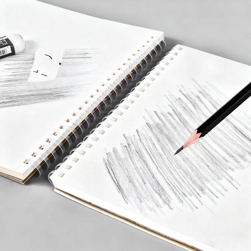 30 страниц 16K Скетчбуки на спирали Экологически чистая Плотная бумага для рисования Художественный скетчпад Книга для рисования маслом Художественные принадлежности