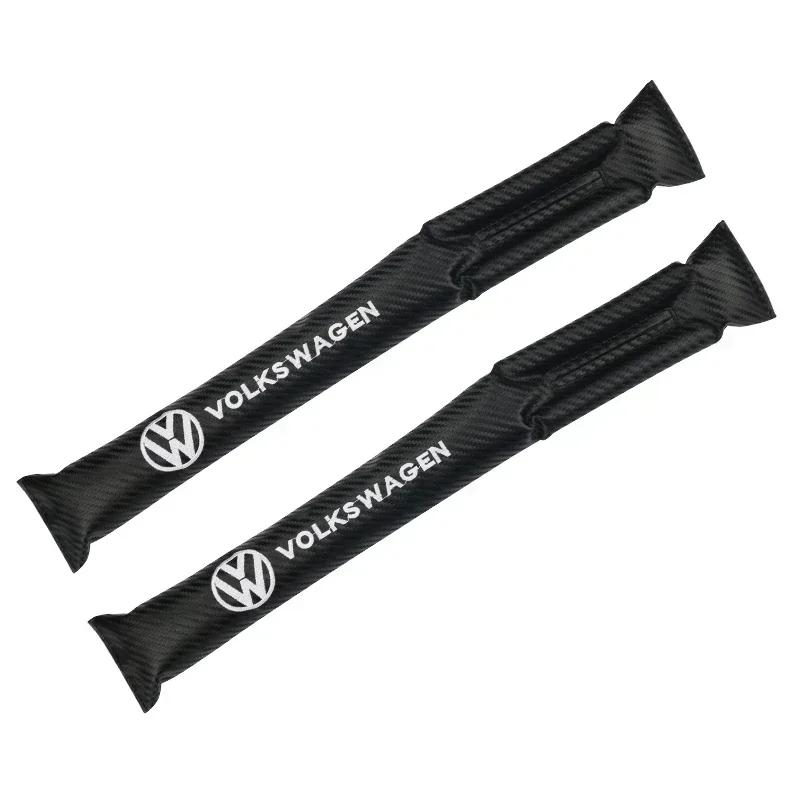 lmn1 Carbon Fiber Leakproof Protective Seat Gap Car Cover Pad for VW Volkswagen Golf Polo Passat Touran Jetta accessories Car Sticker