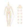 OB11 Doll Body 1/12 MJD Movable Doll Model Action Figure Normal Size Boy (Super White - 12cm)