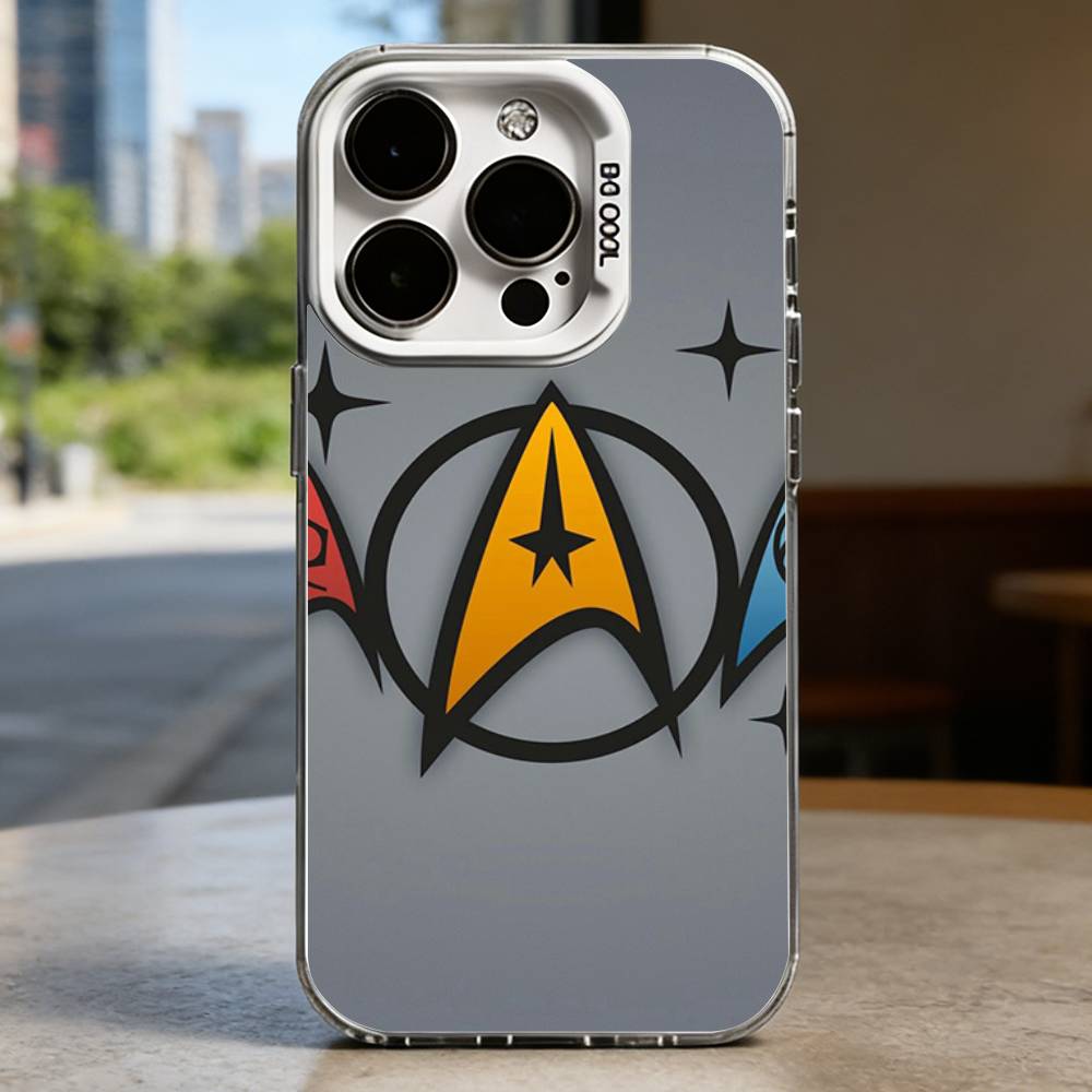 S-Star T-Trek Ships White Shockproof Phone Case For iPhone 16,15,14,13,12,11,Pro,XS,Max,Plus,Mini,SE