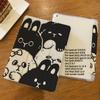 For iPad Air6 Case New Cute Oil Painting Cat and Dog Pattern iPad Smart Protective Case for Pro11 Pro13 2024 2018 2022 10th 10.9 with Pencil Holder
