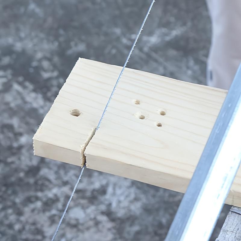 1 шт. пила-струна и 10 шт. пильных полотен, пила-струна ручной работы, инструменты для деревообработки своими руками, пила-струна для домашнего использования