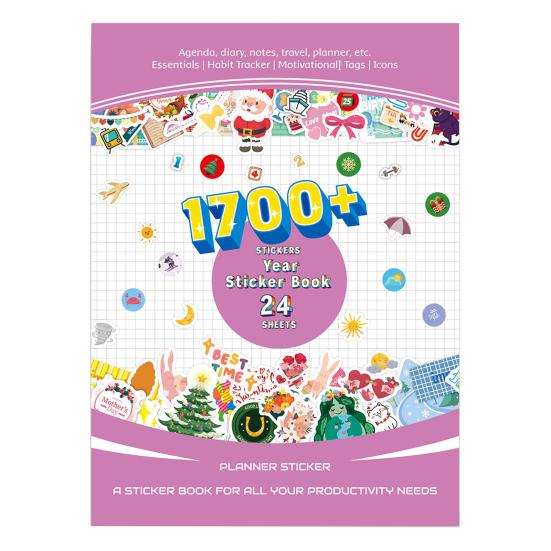 1 Set Annual Planner Stickers Set Seasonal Program Stickers Aesthetic Inspirational Holiday Wellness Stickers Calendar Journaling Accessories