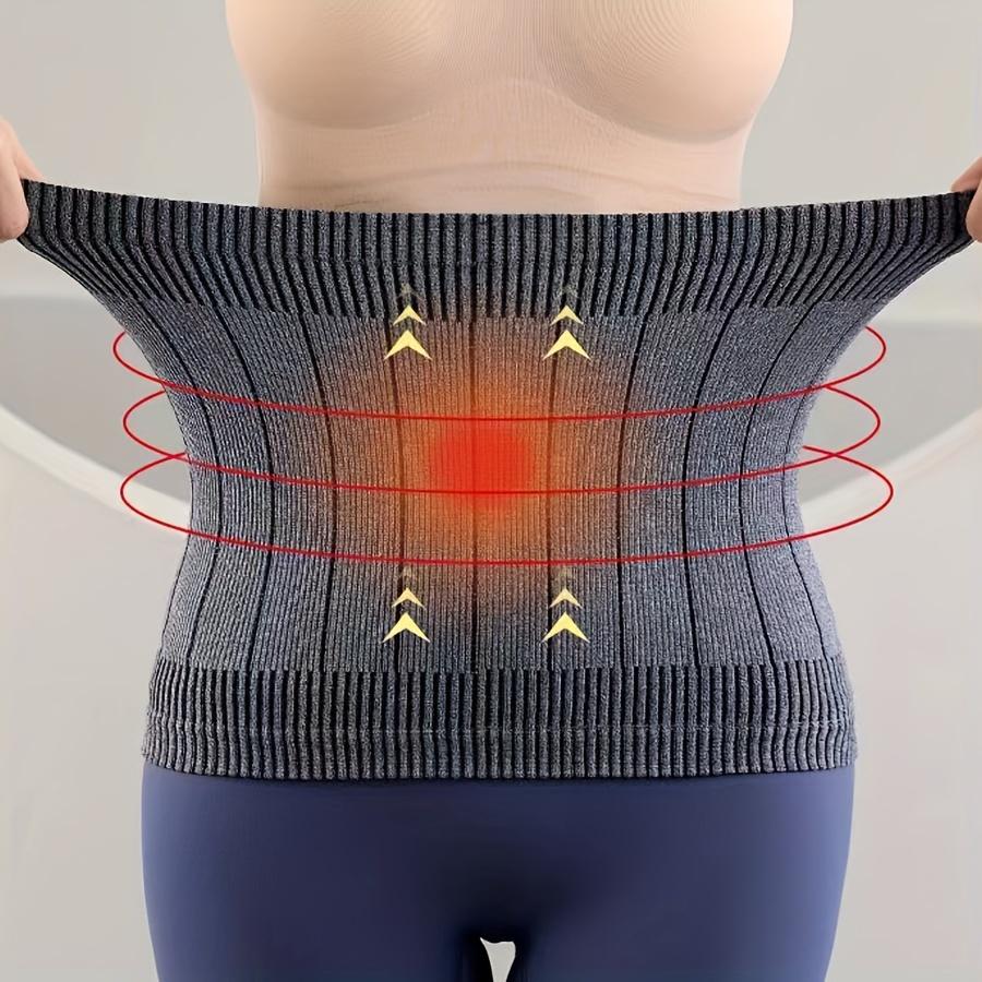 [Мягкий флисовый пояс] Регулируемый женский теплый пояс - Мягкая флисовая подкладка, Пояс для талии на четыре сезона | Поддержка нижней части спины и живота для офиса, йоги