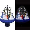 Day and Night - Day and Night Christmas Tree with Snow with Umbrella Base Blue PVC 75 Cm
