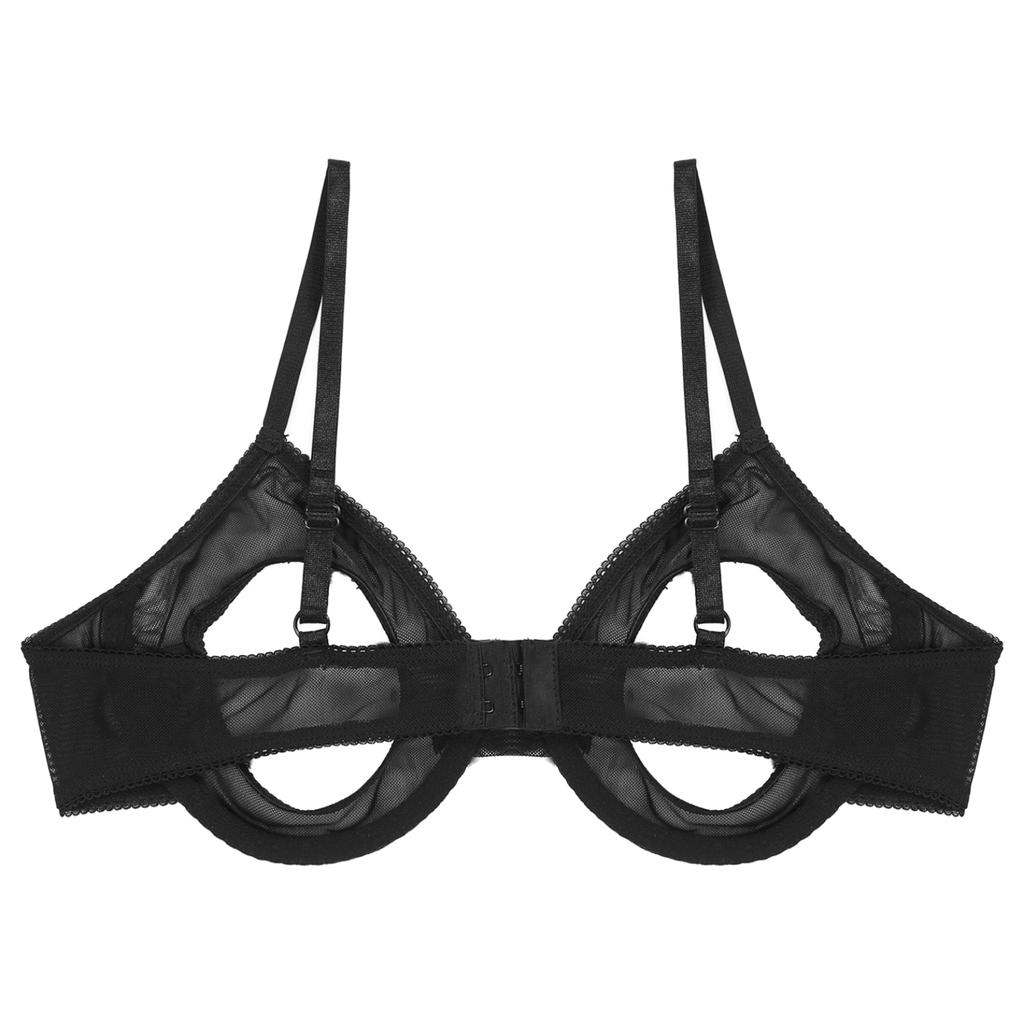 Бюстгальтер на косточках с открытыми чашками, топы, сетчатый бюстгальтер, нижнее белье, корсет, бюстье, женское нижнее белье для свадебной ночи