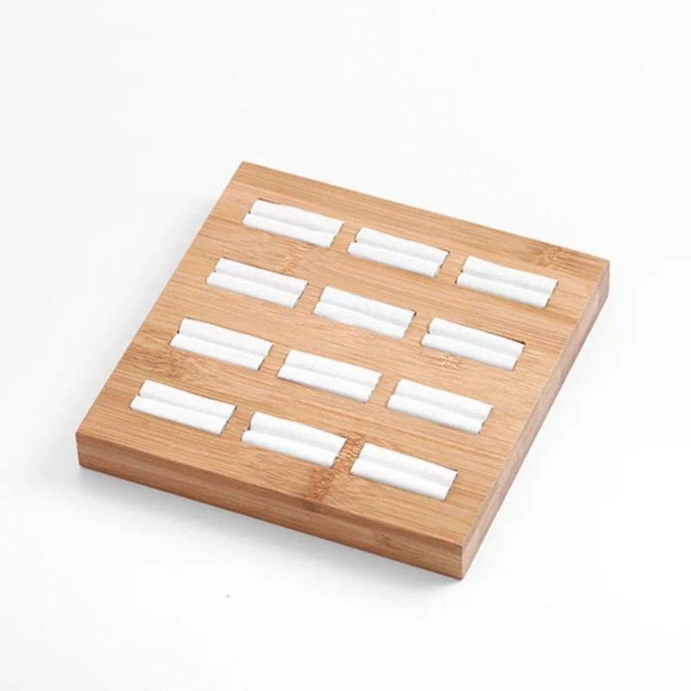 Exquisite Design Jewelry Display Rack Wooden Jewelry Earrings Organizer Jewelry Accessories