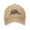 Los Angeles Baseball Caps Vintage Distressed Washed America Snapback Hat for Men Women Outdoor Summer Unstructured Soft Caps Hat