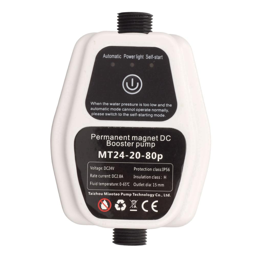 Бустерный насос с автоматическим повышением давления воды для душа, рециркуляционный настенный насос постоянного тока 100?240В