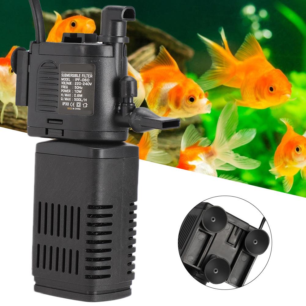 UltraQuiet Submersible Aquarium Filter Pump 4 In 1 Fish Tank Water Pump (IPF060 )