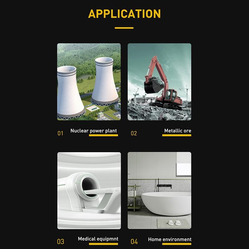 Противорадиационный детектор Рентгеновский тестер радиоактивности Мраморный детектор Детектор ядерного излучения