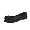 Fashion Women's Large Size Flat Shoes Autumn New Pointed Head Shallow Mouth Flower Light Soft Sole Non-slip Single Shoes