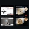 Creality Falcon2 Laser Engraver 12W Laser Head with Integrated Air Assist System High Speed Ultra Thin Spot Engraving