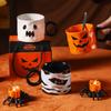 Керамическая чашка Мумия на Хэллоуин Подарок на Хэллоуин Кружка с высоким внешним видом Сувенирная чашка для воды Подарочный набор