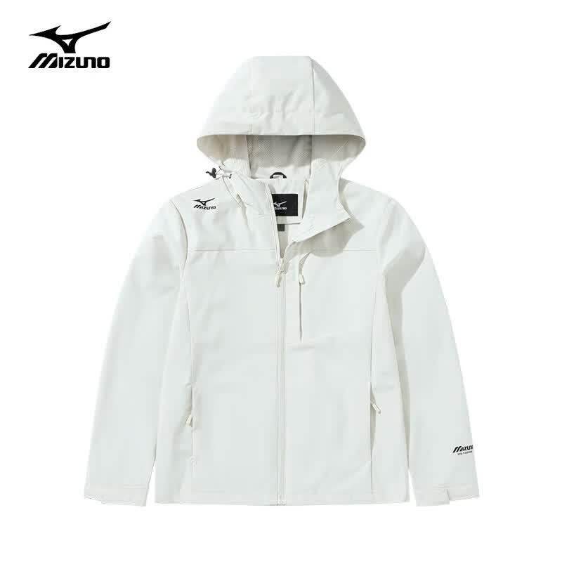 Mizuno Унисекс ветрозащитная куртка с флисовой подкладкой для улицы