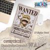 1 шт. Официальный коврик для мыши с плакатом «Wanted» из One Piece (Разные дизайны) – Уютное прикосновение Нескользящий Влагоотводящий Идеальный подарок