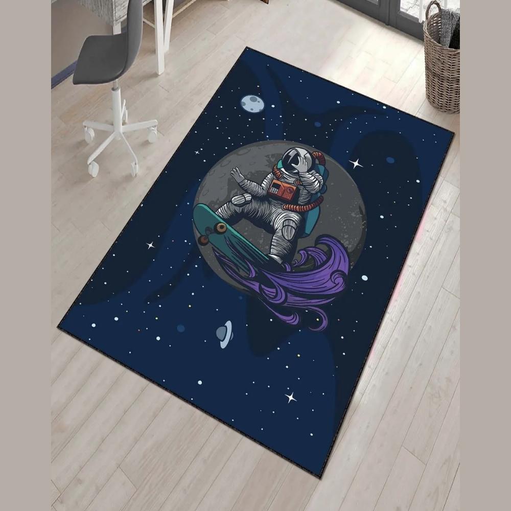 Miru Home Моющийся нескользящий коврик в горошек с цифровой печатью для гостиной, детей и младенцев Mcb-10