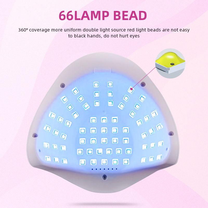 300 Вт SUN X15 MAX УФ LED Лампа для Ногтей для Быстрой Сушки Гель-лака Сушилка Маникюрная Машина с Автосенсором 66 Светодиодов УФ Свет Лампа для Ногтей