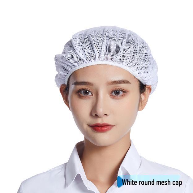 Breathable, Easy-to-Clean, Dust & Oil-Resistant Work Cap for Catering & Noodle Shops