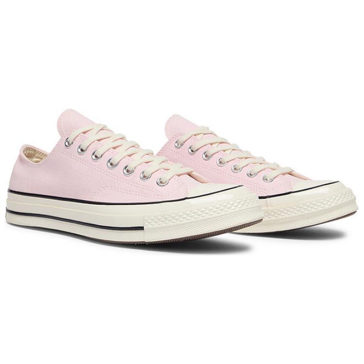 Converse Chuck 70 Low Pink Frosting Unisex Sneakers Egret Black A13840C