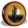 1pc, Spare Tire Cover, Desert Pattern, Radius Size 35.56/38.1/40.64/43.18 Cm, Suitable For Tire Covers Of Jeeps, Trailers, RVs,