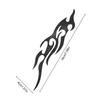 Motorcycle Decal - Flames Design Car Decal Sticker - 2 Pack Waterproof Emblem for