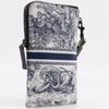 Dior Dior Сумка через плечо многофункциональная для путешествий Pouch Toile de Jui Черный / белый Нейлон Женская Б/у