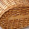 Woven Basket Folding Handle Portable Eco Friendly Rattan Picnic Basket for Bathroom Gift