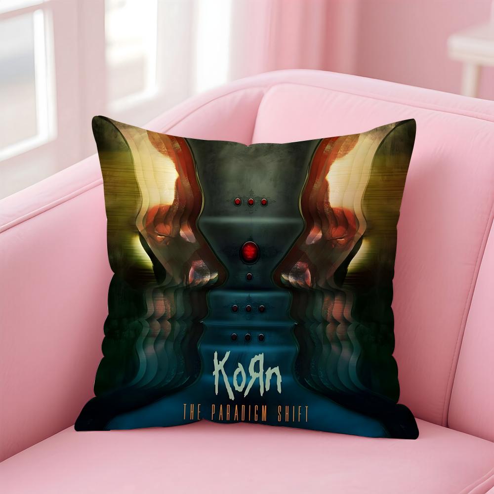 K-Korns Hot Band Cushion Cover Comfortable Reversible Pillow Cover Ideal For Car Sofa Bedroom & Beyond