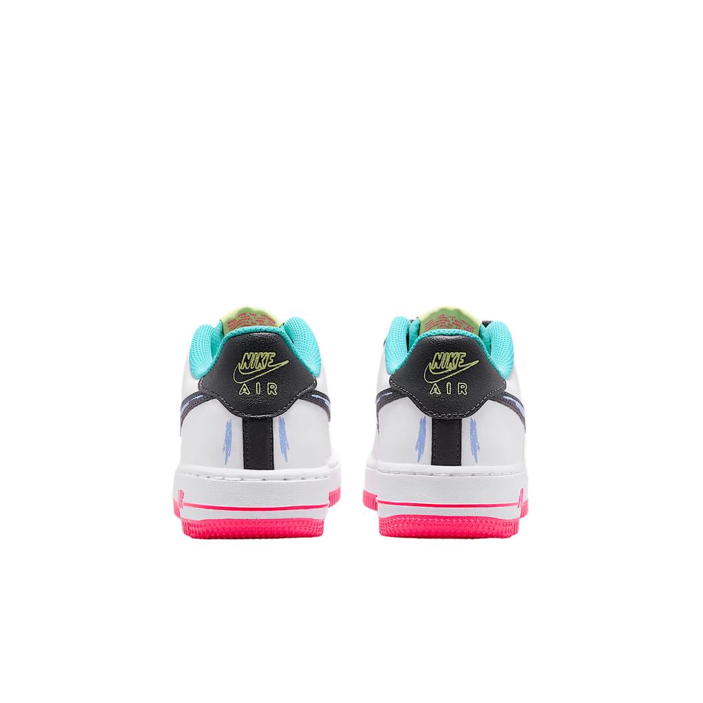 Nike Кроссовки Nike Air Force 1 Low GS White Hyper Pink Dusty Cactus Anthracite для детей IU3252-100