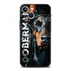 Чехол для телефона с изображением добермана для iPhone 17 16 15 14 13 12 11 Pro Max 17 Air Plus Ударопрочный Мягкий ТПУ Корпус Fundas Capas Coque