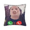 Наволочка с дизайном 'John Pork Is Calling' Ретро Модные Наволочки Для Гостиной Дивана