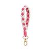 1pc Daisy Flower Key Chain Ins Explosive Style High-End Diy Hand-Woven Wrist Key Ring Bohemian Style Car Keychain Bag Pendant