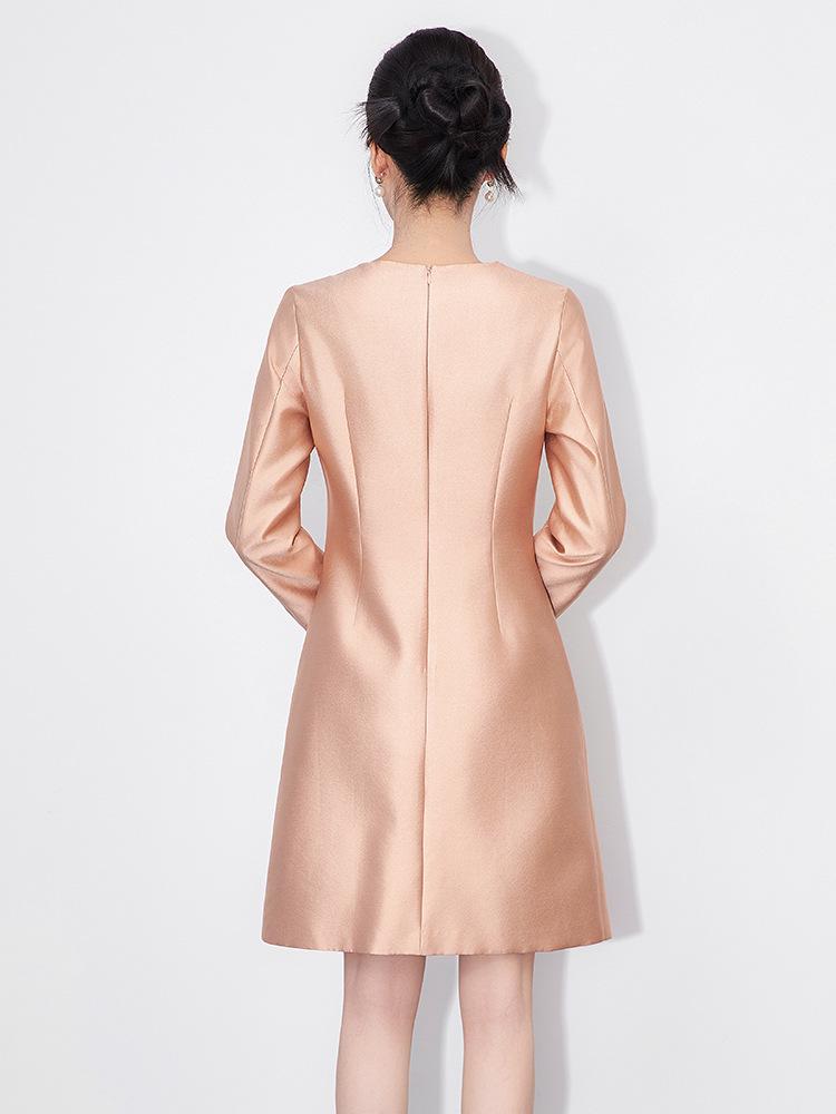 Элегантное вечернее платье с ручной вышивкой бриллиантами для светских женщин