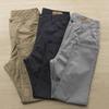 Cotton Casual Small Straight Pants - Spring/Summer, Trendy, All-Match, Nine-Point Length
