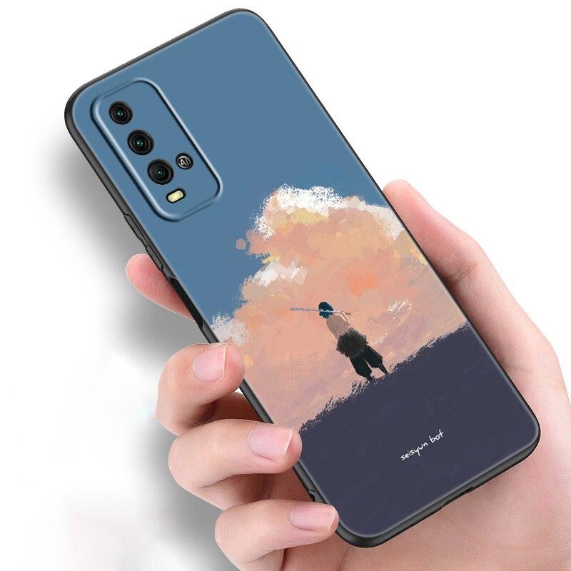 Anime Demon Slayer Inosuke Silicone Phone Case For Xiaomi Redmi Note 11 10 9 8 Pro 11T 10T 10S 9S 8T 9 9A 9C 9T Black Soft Cover